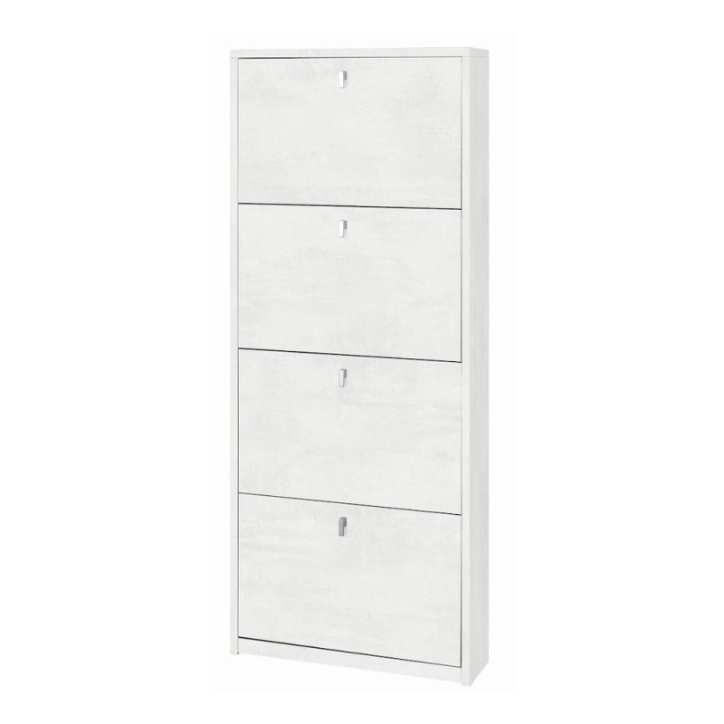 Scarpiera 4 Ante Ossido Bianco Sarmog – Ordine e Design