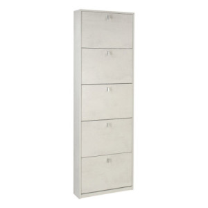 Scarpiera 5 Ante Ossido Bianco Sarmog – Ordine e Design Moderno