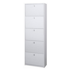 Scarpiera 5 Ante P29 Bianco Fiammato Sarmog – Grande Capienza