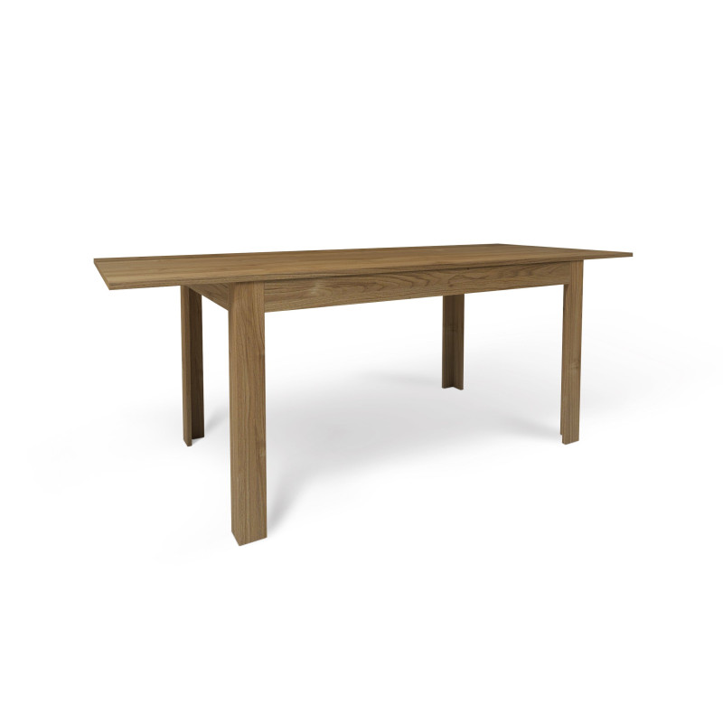 Tavolo allungabile 14060 noce Stelvio 80x140x75h Sarmog elegante