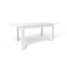 Tavolo allungabile 14060 ossido bianco 80x140x75h Sarmog moderno