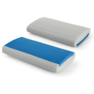 Guanciale Dual Comfort Saponetta ergonomico e traspirante letto