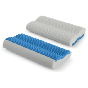 Guanciale Dual Comfort Anatomico ergonomico e traspirante letto