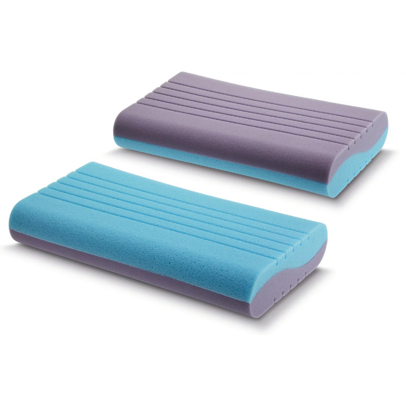 Guanciale Dual Comfort Mix ergonomico e traspirante letto