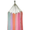 Amaca tessuto righe multicolor con sacca 200x100 cm resistente