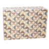 Scatola cartone 1/10 geometrico beige 43x35xH16,5 cm rettangolare