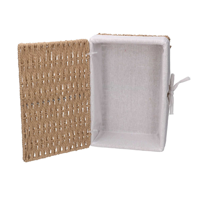 Scatola carta naturale 36,2x29,5x15,3 cm ampia e versatile
