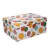 Scatola cartone palloncini rettangolare 37,5x29x16 cm colorata