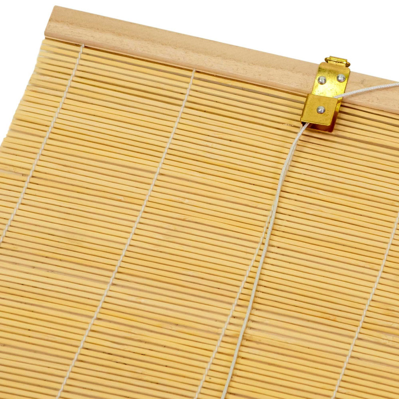 Tapparella midollino naturale 120x300cm con asta legno