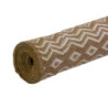 Tappeto da esterno polipropilene rombi naturale/bianco 200x300