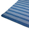 Tappeto da esterno polipropilene righe azzurro 200x300 cm