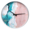 Orologio plastica astratto tondo Ø35 cm moderno e colorato