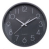 Orologio plastica grigio tondo Ø35 cm moderno e silenzioso