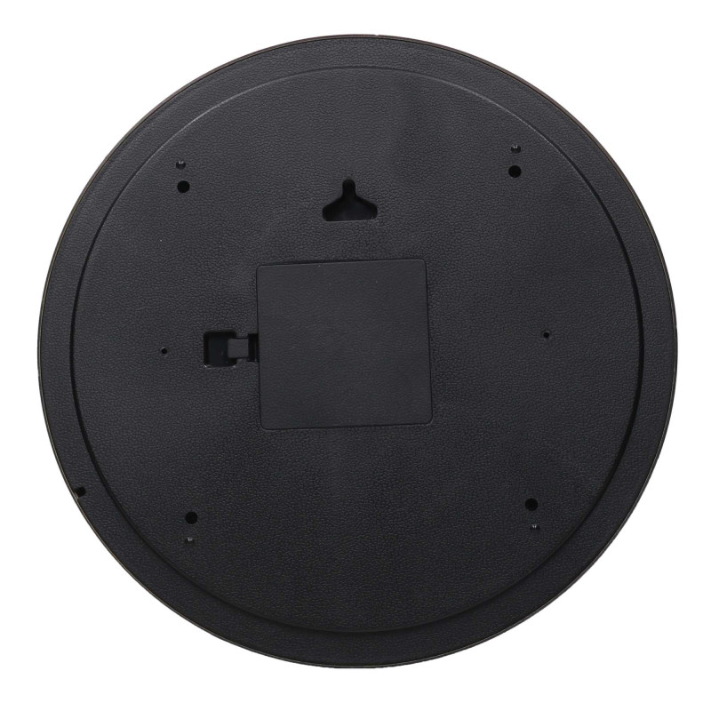 Orologio plastica grigio tondo Ø35 cm moderno e silenzioso