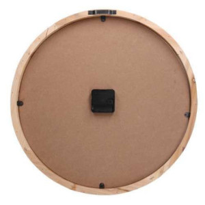 Zoom Orologio legno verde acqua tondo cm ø45h6