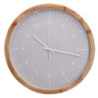 Orologio legno grigio tondo Ø45x6 cm design moderno casa