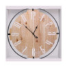 Orologio legno naturale tondo Ø60 cm design elegante parete