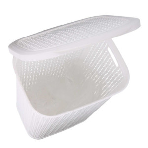 Zoom Cestone plastica bianco rettangolare cm 44x36,5h53,5