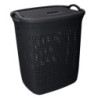 Cestone plastica antracite rettangolare 44x35,7xH53 cm resistente