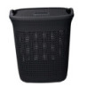 Cestone plastica antracite rettangolare 44x35,7xH53 cm resistente
