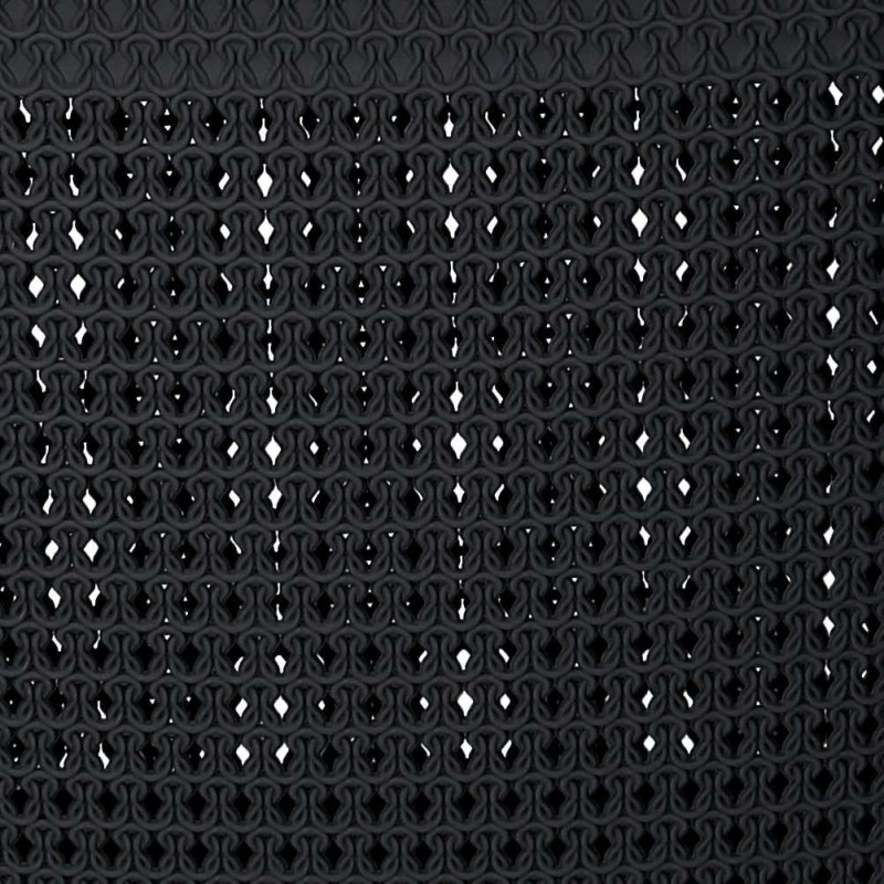Cestone plastica antracite rettangolare 44x35,7xH53 cm resistente