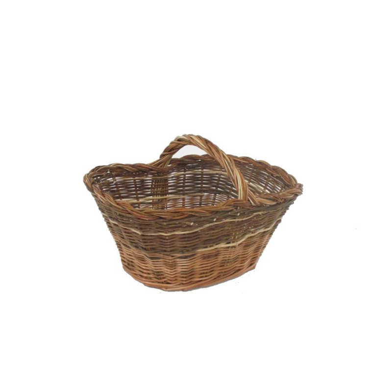 Cesto portalegna maxi Nonno Beppe 65x38x26/38 cm robusto e capiente
