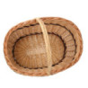 Cesto vimini naturale ovale 45x32xH25 cm pratico e versatile