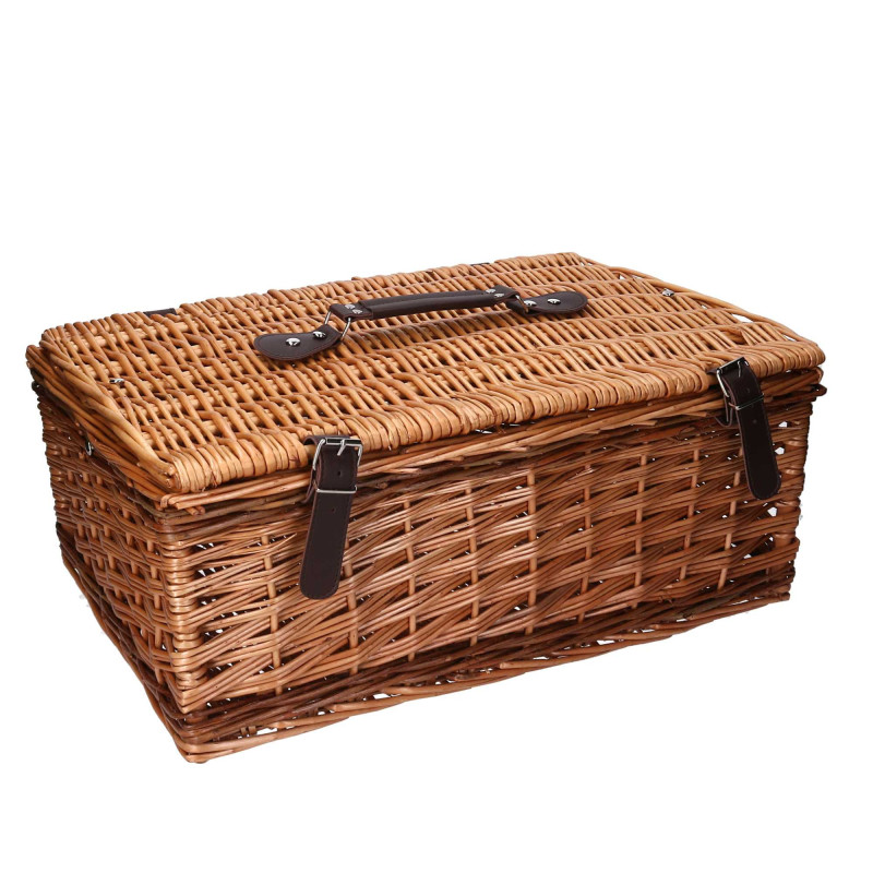 Valigia vimini naturale rettangolare 50×34×h20 cm — levanteshop.it