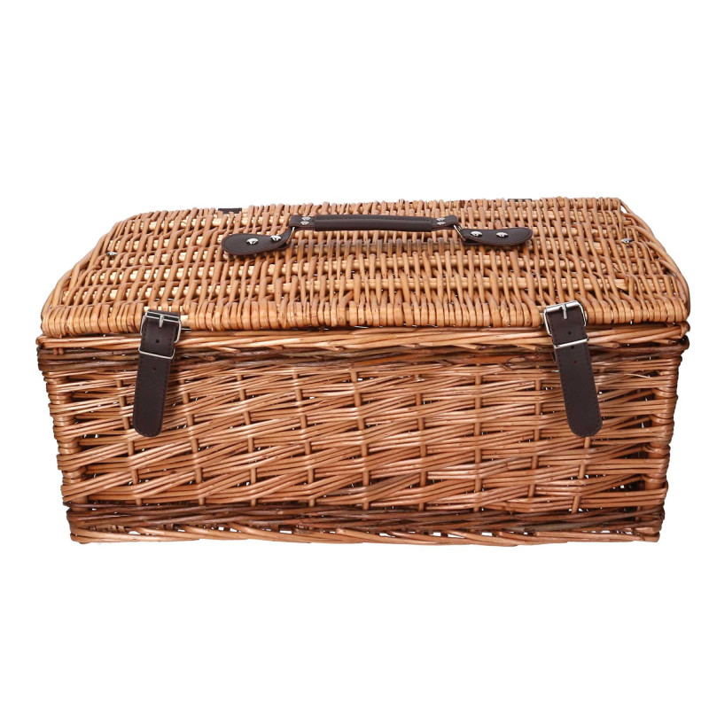 Valigia vimini naturale rettangolare 50×34×h20 cm — levanteshop.it