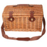 Valigia vimini naturale picnic bombè con tracolla 46×36×h26 cm — levanteshop.it