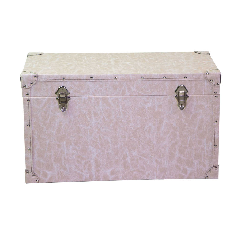 Baule ecopelle crema set 1-4 grande 80×40×h50 cm — levanteshop.it