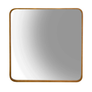 Zoom Specchio legno oro quadro cm 60x60x5