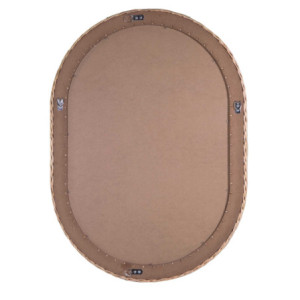 Zoom Specchio rattan intreccio naturale ovale cm 50x3x70