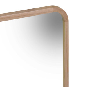 Zoom Specchio legno naturale quadro cm 60x3h60