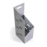 Portaombrelli metallo bianco rettangolare 25x20H60 moderno e capiente