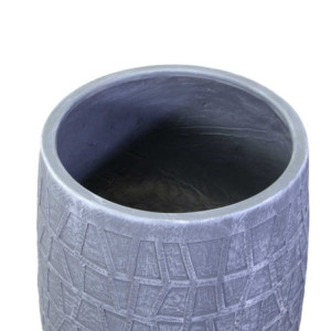 Zoom Portavaso resina grigio cm ø33h39