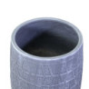 Portavaso resina grigio Ø33xH39 cm moderno resistente