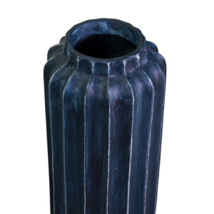 Zoom Vaso resina blu cm ø27h62