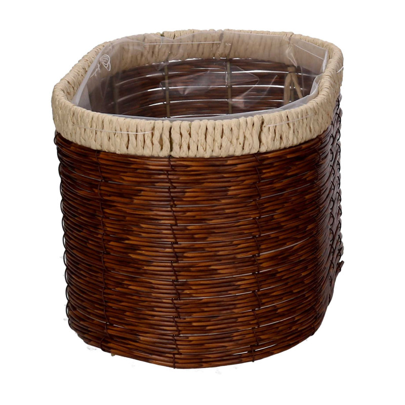 Polyrattan 1-2 Noce Ovale Cm 28X18H16 | Fioriere e Vasi | Le