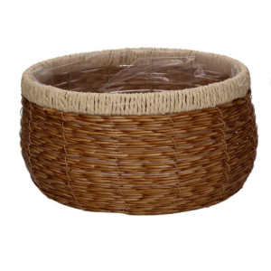Zoom Portavaso polyrattan 1-3 naturale tondocm ø29h16