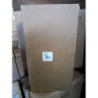 Lanterna metallo bianco rettangolare 24x16,3xH43 cm elegante