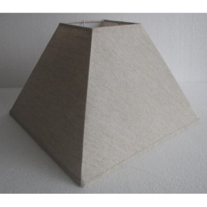 Zoom Cappello lampada beige quadro cm 40x40h26
