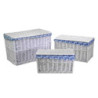 Baule vimini bianco felce blu set 1-3 grande 75×47×h48 cm — levanteshop.it