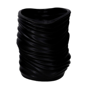 Zoom Portavaso ceramica nero cm 15x16h19