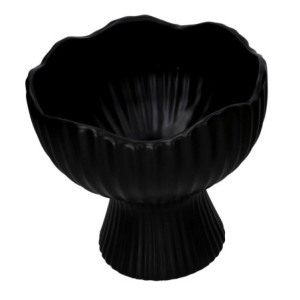 Zoom Portavaso ceramica nero cm ø22h21