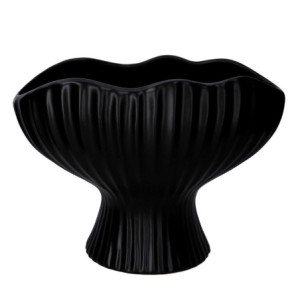 Zoom Portavaso ceramica nero cm 27x15h20