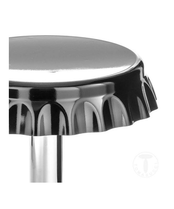 Sgabelli bar a forma di tappo - set da 2 nero
