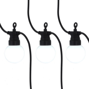 Zoom Prolunga catena plastica 5m 10 lampadine bianco freddo