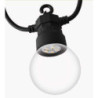 Prolunga catena plastica 5m 10 lampadine bianco caldo LED