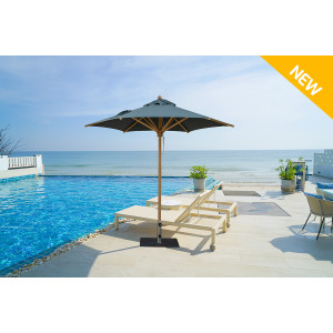 Ombrellone palo centrale Greener acrilico 270x265 Made in Italy